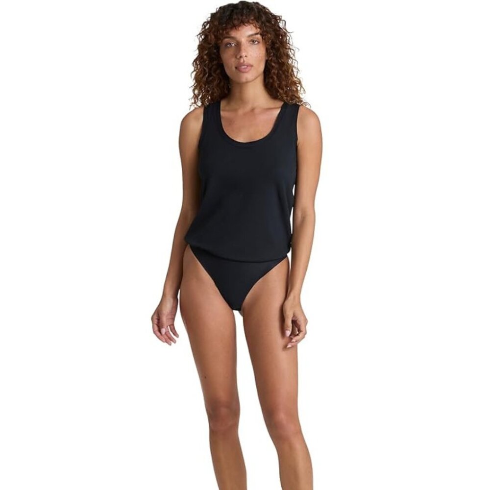 Commando Essential Cotton Tank Black Bodysuit